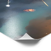 Vrijheidsbeeld Vuurwerk Onafhankelijkheidsdag, Foto Afdruk (Hoek)