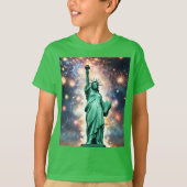 Vrijheidsbeeld Vuurwerk Onafhankelijkheidsdag, jon T-shirt (Voorkant)