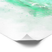 Vrijheidsbeeld Waterverf Close-up Portret Foto Afdruk (Hoek)