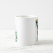 Vrijheidsbeeld Waterverf Close-up Portret Koffiemok (Center)