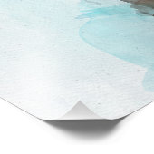 Vrijheidsbeeld Waterverf Foto Afdruk (Hoek)