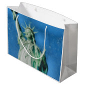 Vrijheidsbeeld, waterverven in New York schilderen Large Cadeautasje (Achterkant Gekanteld)