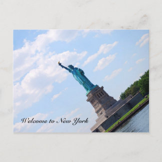 Vrijheidsbeeld, Welkom in New York Briefkaart
