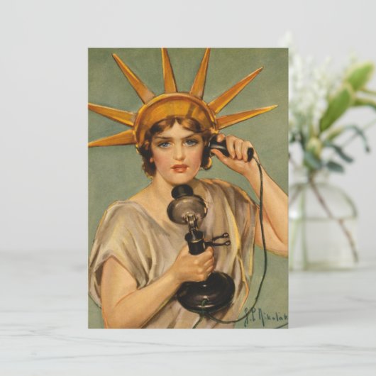  Vrijheidsbeeld, WWI-patriottische oorlog en oorlo (Staand voorkant)