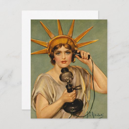  Vrijheidsbeeld, WWI-patriottische oorlog en oorlo (Voorkant / Achterkant)