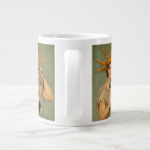 Vrijheidsbeeld, WWI-patriottische oorlog en oorlo Grote Koffiekop (Achterkant)