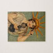 Vrijheidsbeeld, WWI-patriottische oorlog en oorlo Legpuzzel (Horizontaal)