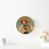 Vrijheidsbeeld, WWI-patriottische oorlog en oorlo Ronde Klok (Huis)