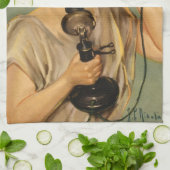 Vrijheidsbeeld, WWI-patriottische oorlog en oorlo Theedoek (Gevouwen)