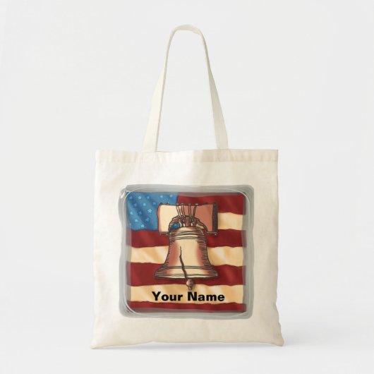 Vrijheidsbel Tote Bag (Voorkant)