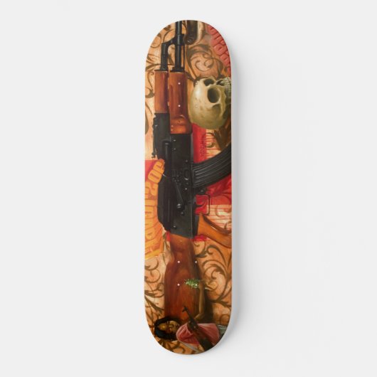 Vrijheidsbevorderende factoren persoonlijk skateboard (Voorkant)