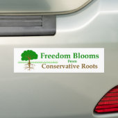 Vrijheidsbloemen Bumpersticker (Op auto)
