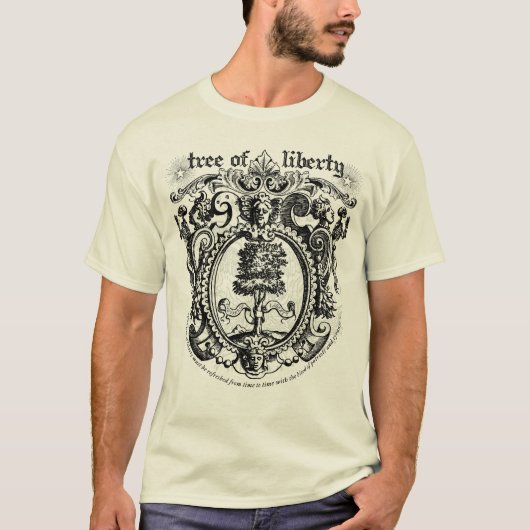 Vrijheidsboom grafische theebroed t-shirt (Voorkant)