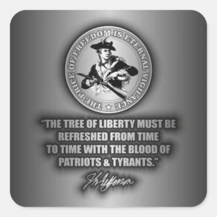 Vrijheidsboom Vierkante Sticker