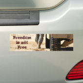 Vrijheidsboten Bumpersticker (Op auto)