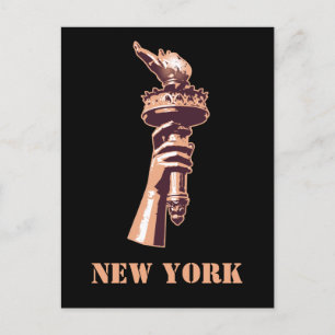 Vrijheidsbrand, New York Briefkaart