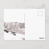 Vrijheidsbrug -Boedapest - schilderij Briefkaart (Achterkant)