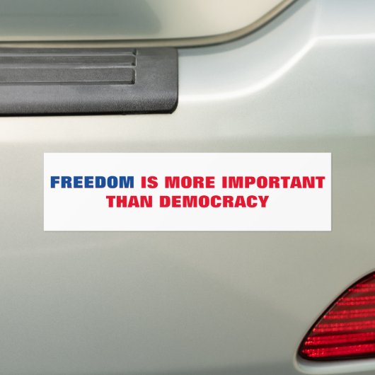 VrijheidsBumpersticker Bumpersticker (Op auto)