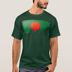 Vrijheidsdagen Bengaalse vlag Bangladesh T-shirt