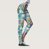 Vrijheidsdame Pop Art Leggings (Rechts)