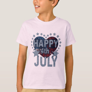 Vrijheidsdraden: Krachtige Amerikaanse trotsprints T-shirt