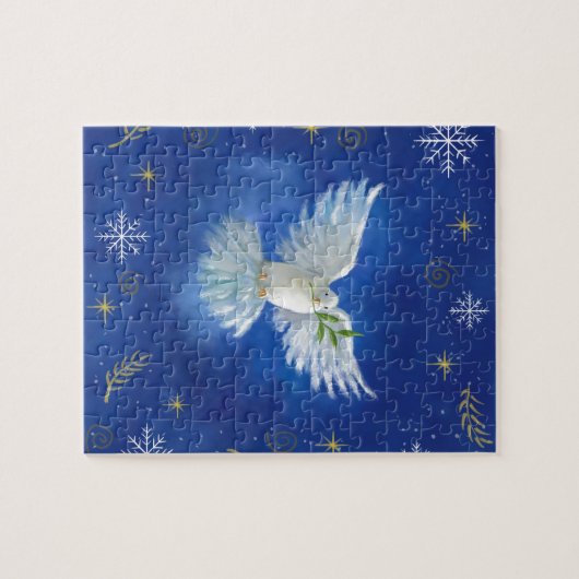Vrijheidsduif, vrede op aarde legpuzzel (Horizontaal)