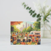 "Vrijheidsfeest" Juneteenth Briefkaart (Staand voorkant)