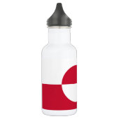 Vrijheidsfles met de vlag van Groenland Waterfles (Links)