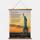 Vrijheidsgedicht, de nieuwe kolossus hangend wandkleed (Voorkant)