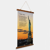 Vrijheidsgedicht, de nieuwe kolossus hangend wandkleed (Gebogen)