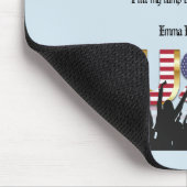 Vrijheidsgedicht, een natie van immigranten muismat (Hoek)