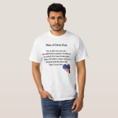Vrijheidsgedicht T-shirt (Voorkant volledig)