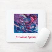 Vrijheidsgedistilleerde dranken muismat (Met muis)