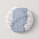 Vrijheidsgelijkheid Vrijheid Button op dag uit vad (Voorkant)