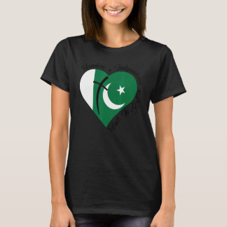 Vrijheidsgeloof in goddelijk Christelijk Pakistan T-shirt