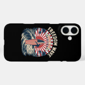 Vrijheidsgolf 4 juli Case-Mate iPhone case (Achterkant (horizontaal))