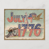 Vrijheidskanonsterren en -strips briefkaart (Voorkant)