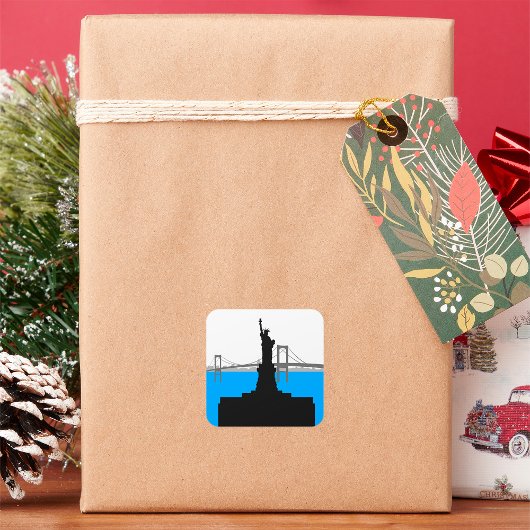 Vrijheidskleppen Vierkante Sticker