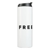 Vrijheidskostuum voor mannen en vrouwen thermosbeker (Gedraaid links)