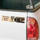 Vrijheidslaarzen Bumpersticker (Op Truck)