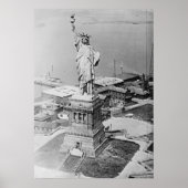 Vrijheidsluchtschip Uitzicht 1920 Poster (Voorkant)