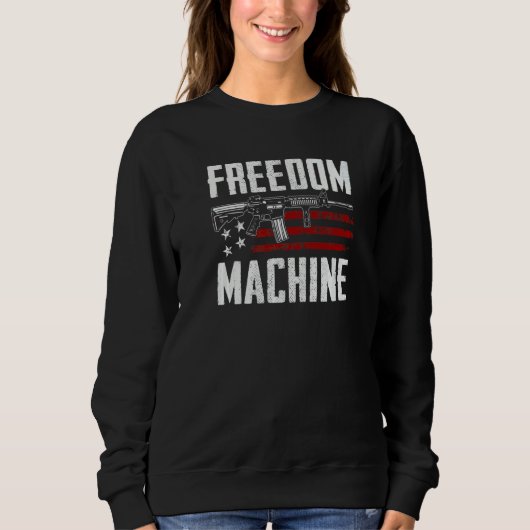 Vrijheidsmachine Pro wapens Ar15 VS 2e amendement Trui (Voorkant)
