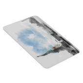 Vrijheidsmagneet Manhattan NYC Waterverf Magneet (Rechterzijde)