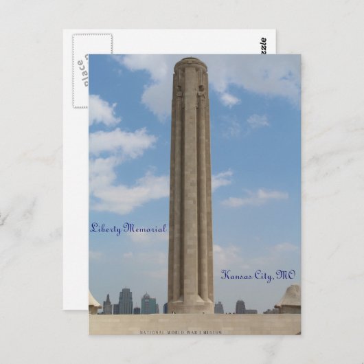 Vrijheidsmonument #1 briefkaart (Voorkant / Achterkant)