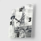 Vrijheidsmuur-klok Vierkante Klok (Hoek)