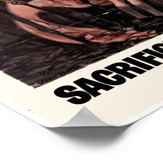 Vrijheidsoffers Poster (Hoek)