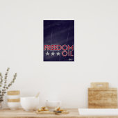 Vrijheidsolie Poster (Keuken)