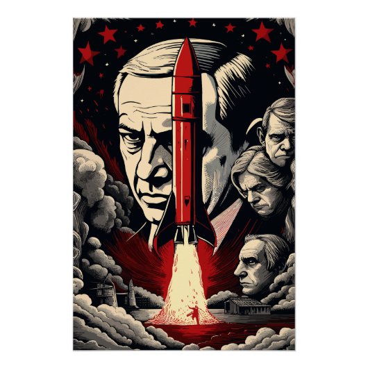 Vrijheidsoorlog (Benjamin Netanyahu) Perfect Poster (Voorkant)