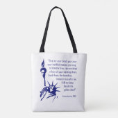Vrijheidsopname, RESIST-kruidenierswerk Tote Bag (Achterkant)
