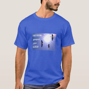 Vrijheidspaspoort (donker) T-shirt